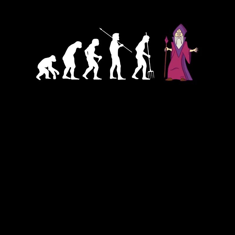 Evolution Witch Wizard Chemise Halloween