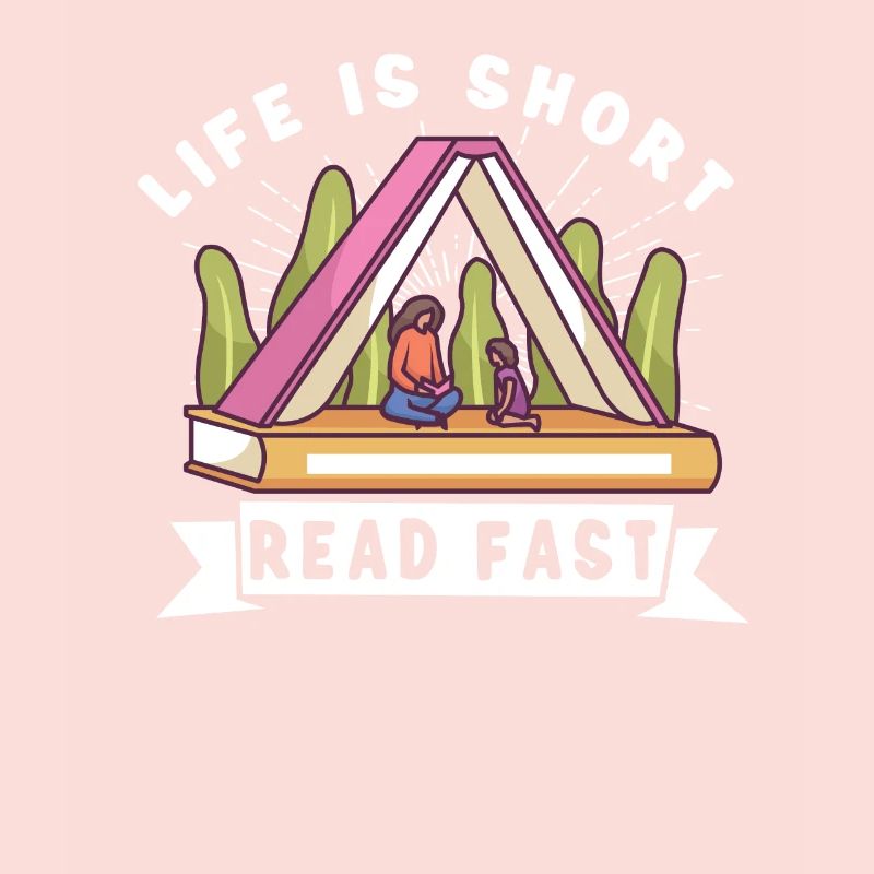 Book Reader Reading Literature Bookworm Gift Idea