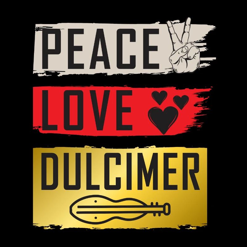 Peace Love Dulcimer Piano Player