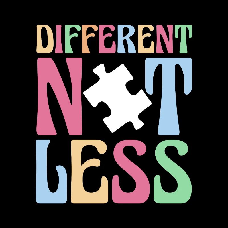 Different Not Less Autismus Shirt