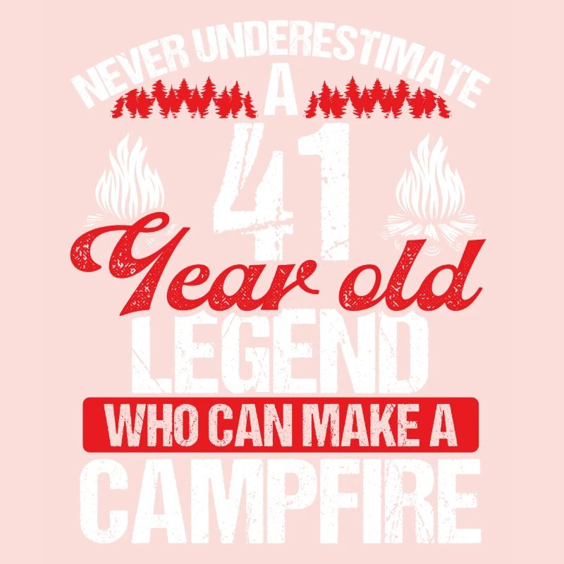 41 ans Camper Scouting Scout 41 Anniversaire