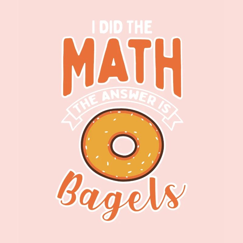 Mathe Bagel Nerd Bagels Mathelehrer