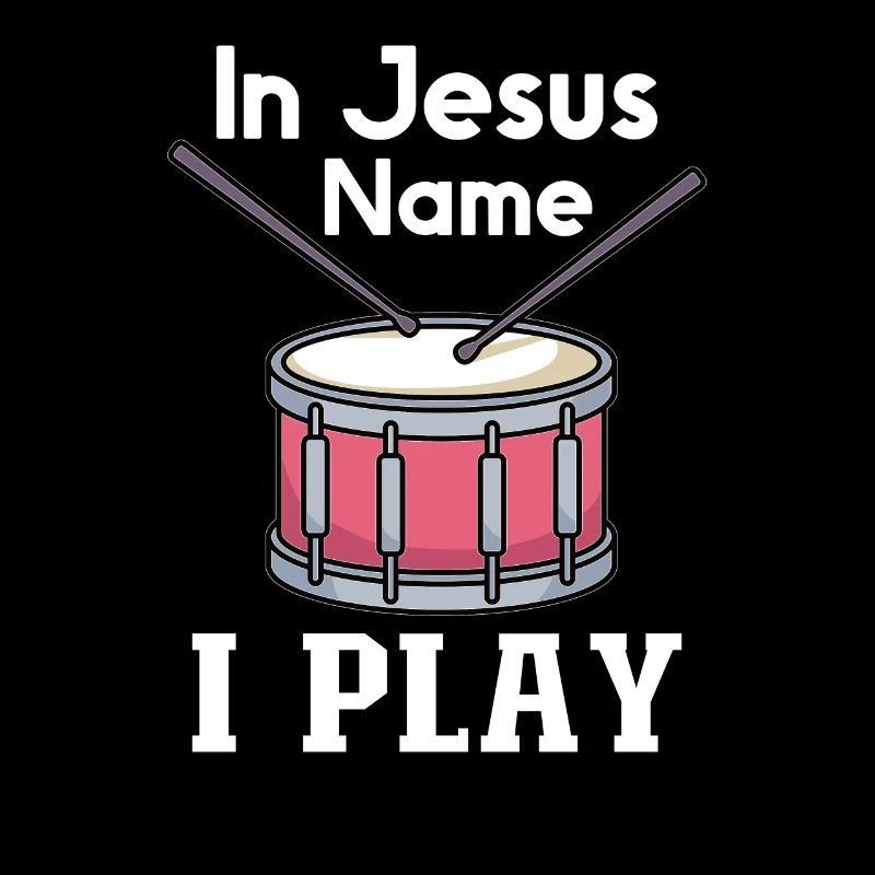 Drum Player Jesus Drum set Pick Jesus Drums Player