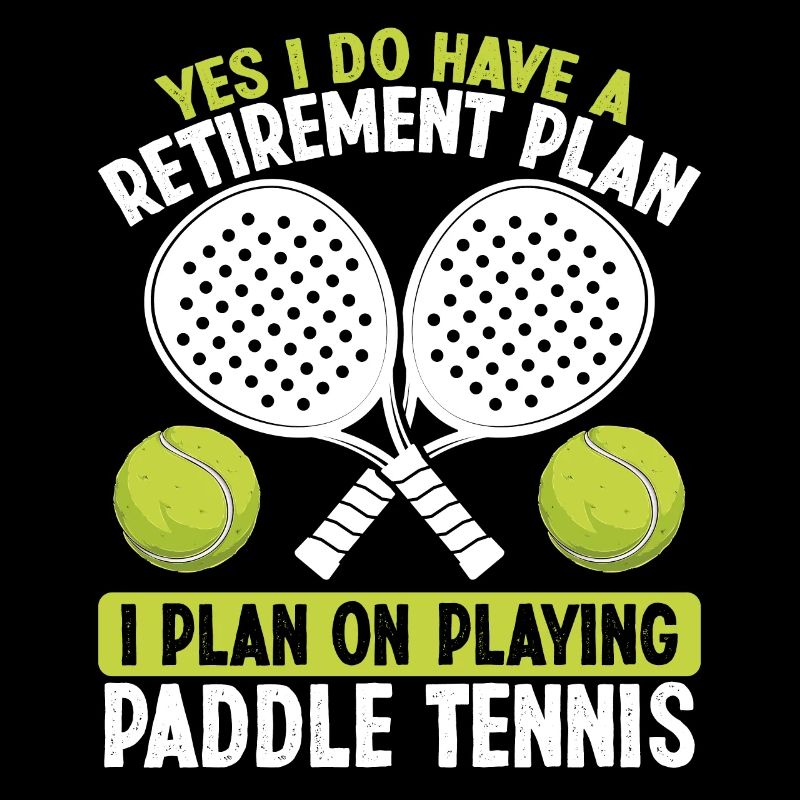 Paddle Tennis Player Retirement Plan Retired