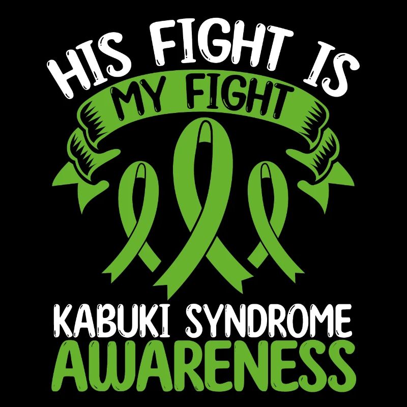 Mois du ruban du syndrome de Kabuki Son combat est mon combat