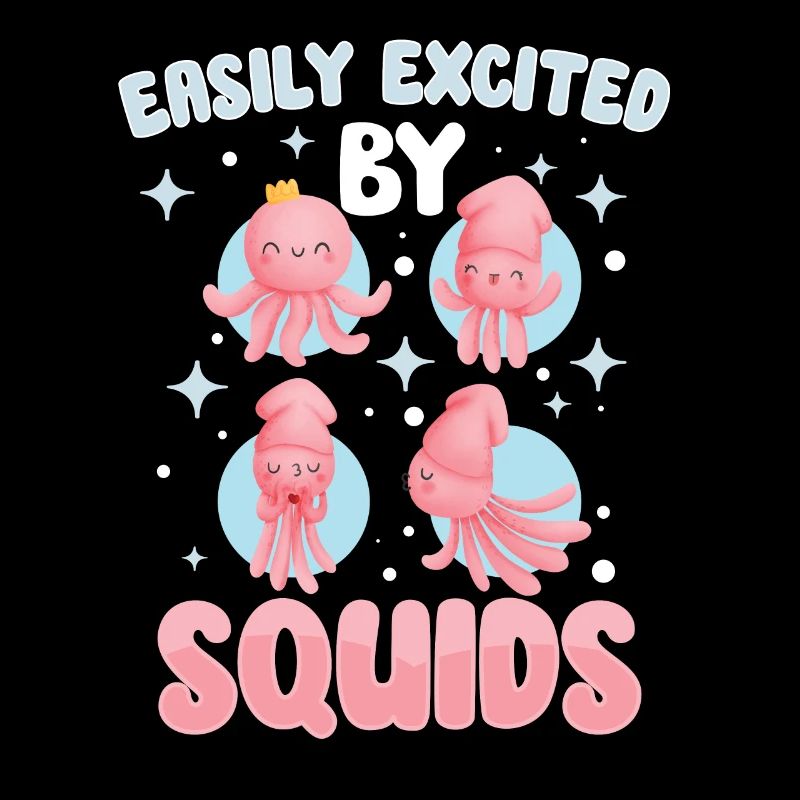 Squid Lovers Octopus Funny