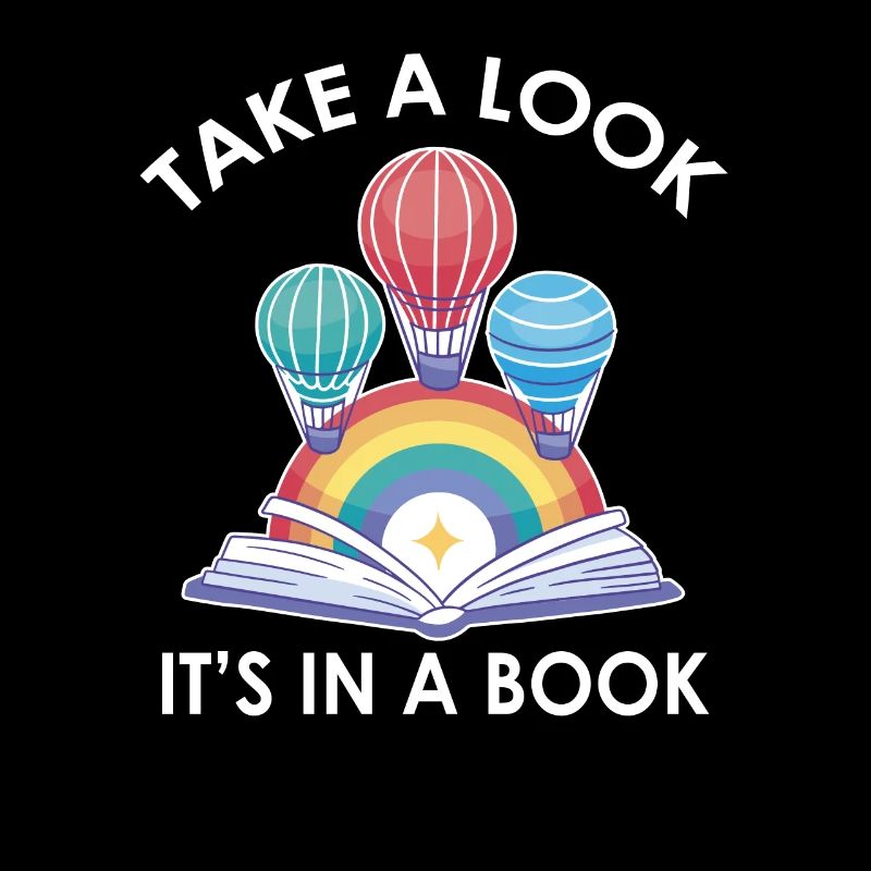 Jetez un coup d’œil C’est un livre Retro Rainbow Reading