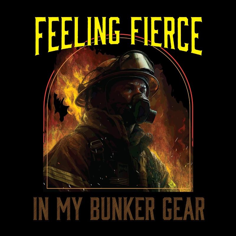 Se sentir féroce dans mon Bunker Gear Fireman