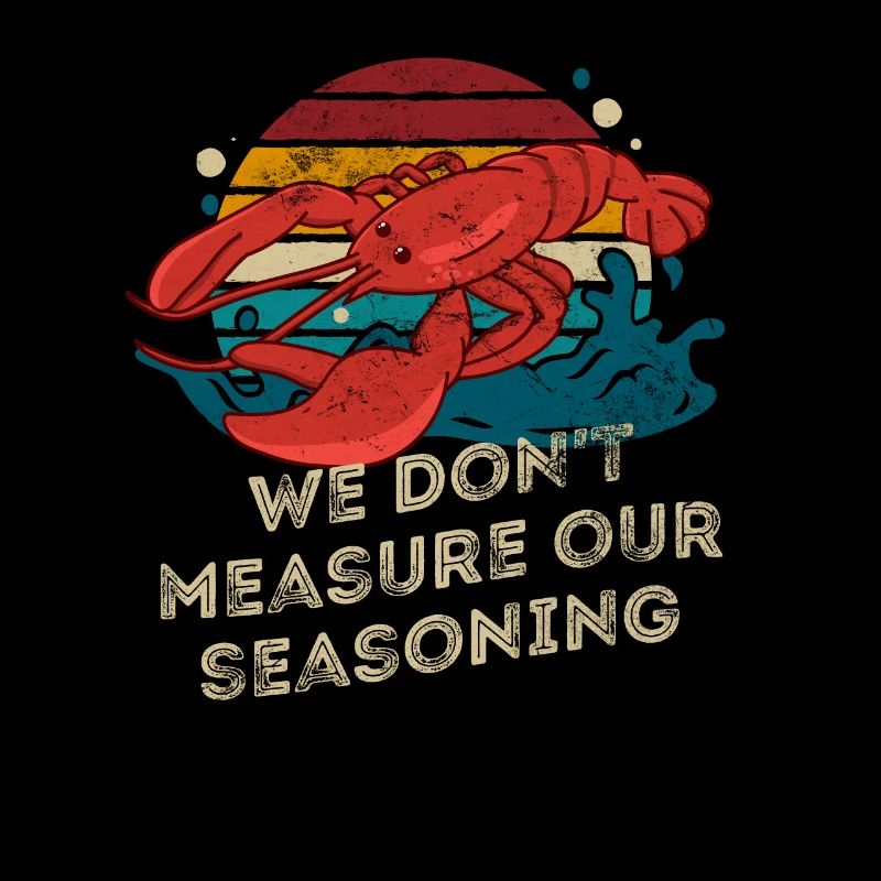Nous ne mesurons pas notre assaisonnement Retro Crawfish