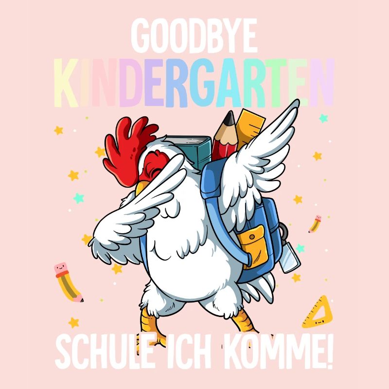 Goodbye Kindergarten Schule Ich Komme Einschulung