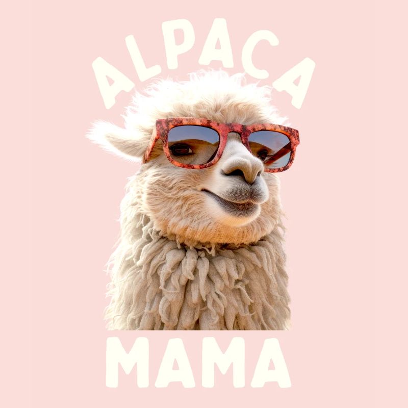 Alpaka Mama Alpaca Mutter Lama Muttertag Alpaka