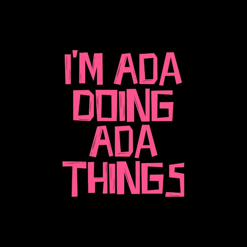 I'm Ada doing Ada things