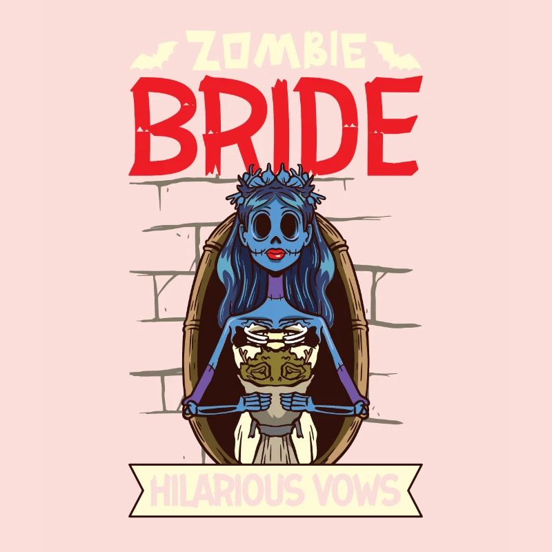 Funny Gothic Goth Wedding Bride Goth Halloween