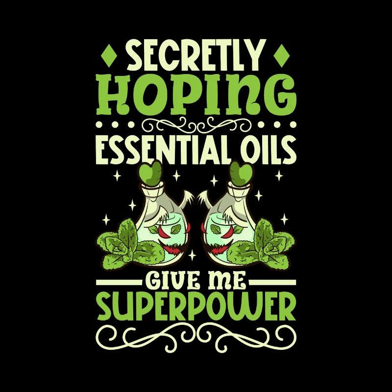 Essential oils for Halloween horror. Essential