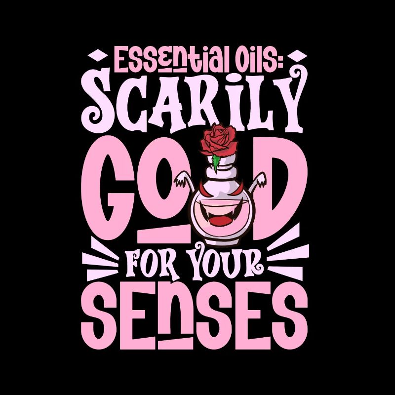 Essential oils for Halloween horror. Essential