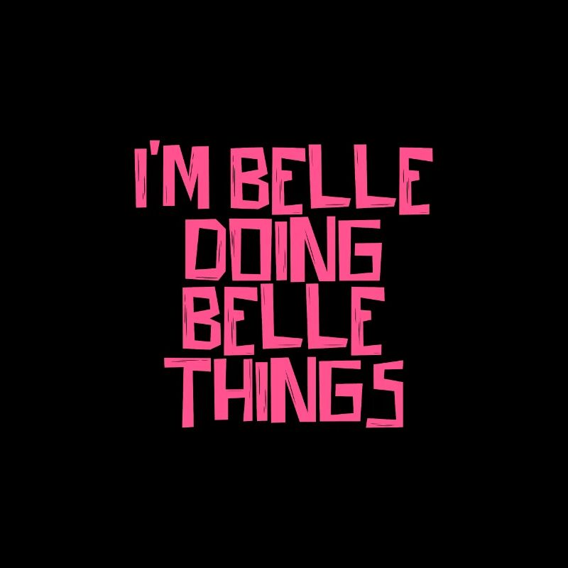 I'm Belle doing Belle things