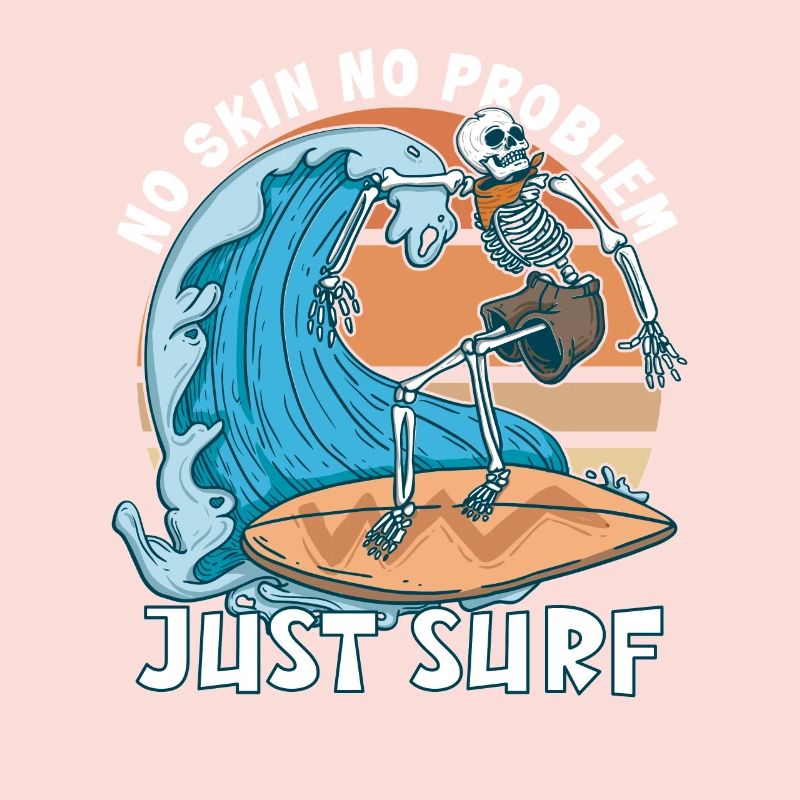 Funny Surfer, The Skeleton Beach Stoke Surf