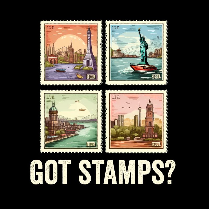 Stamp Collector Postage Stamping Philatelist Men