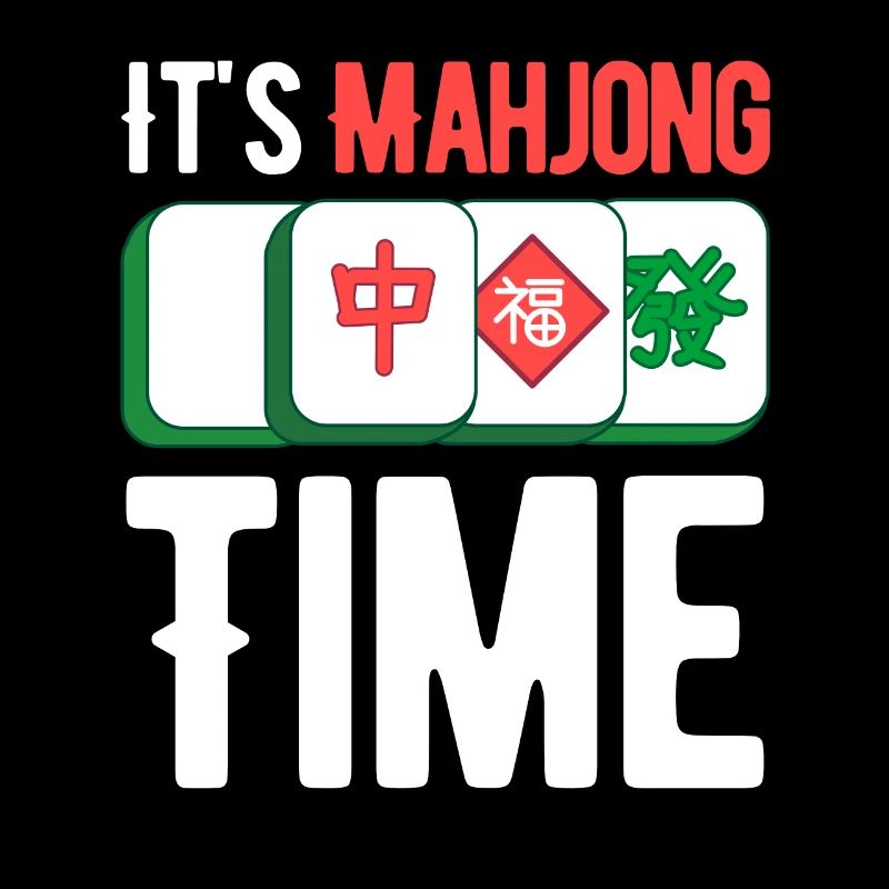 It's Mahjong Time Funny Gambling Bingo