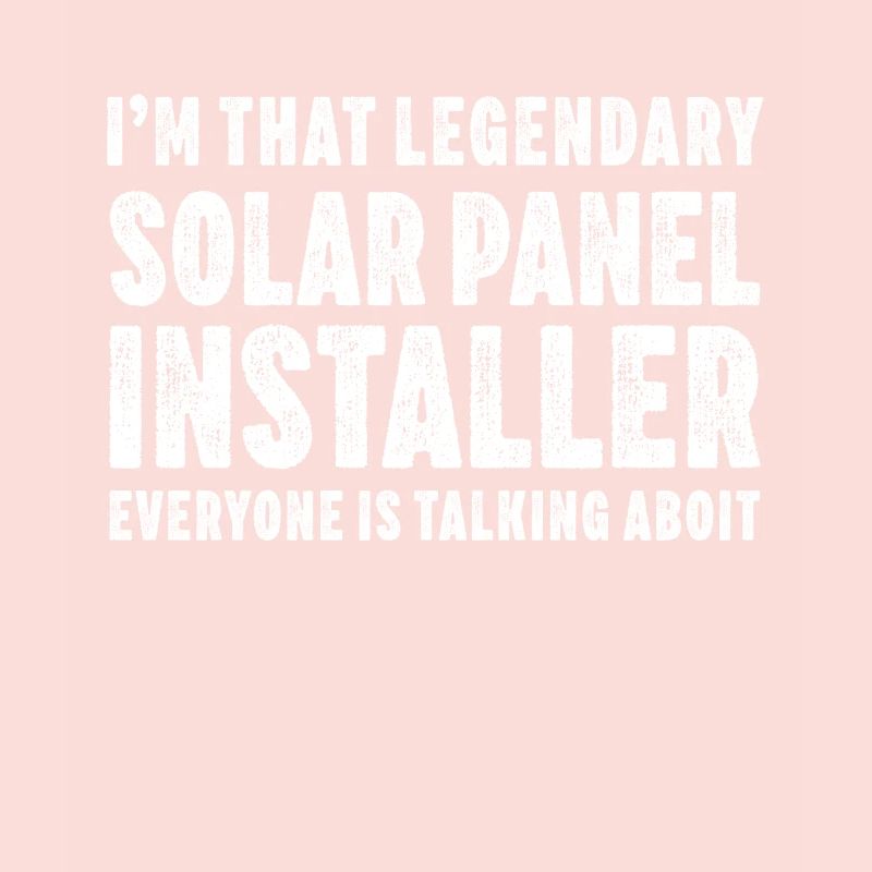 Solar Panel Installer Technician Men Renewable