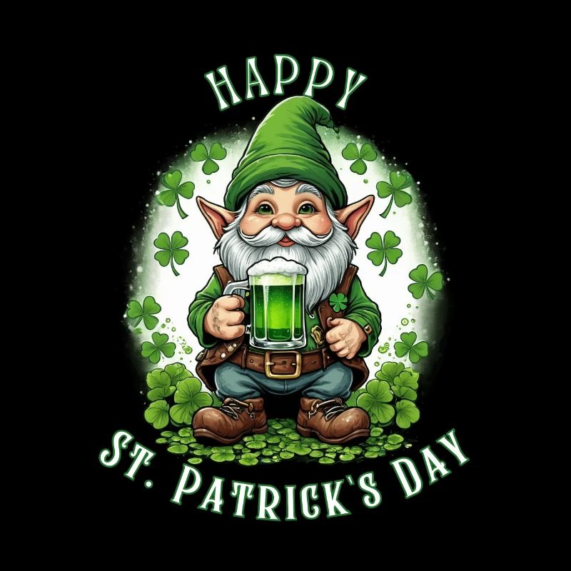 Leprechaun de la Saint-Patrick I Bière verte I