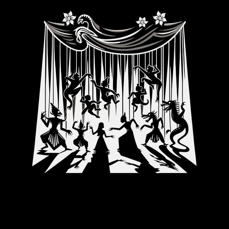 Puppet Mastery Shadow Play Bauchredner-geschenk