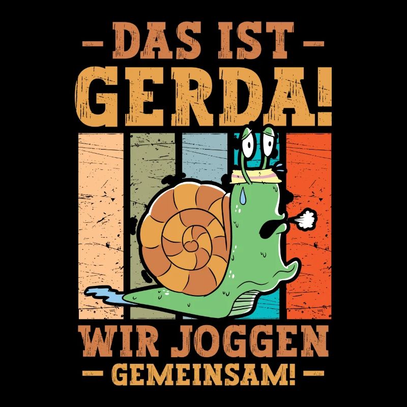 Das ist Gerda! wir joggen gemeinsam!