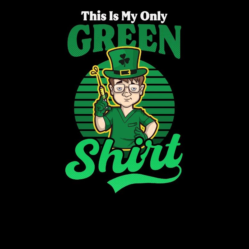 Infirmière de la Saint-Patrick ma seule tenue verte