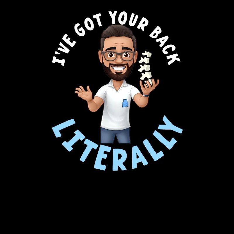 Chiropraktiker, ich halte dir buchstäblich den Rücken frei