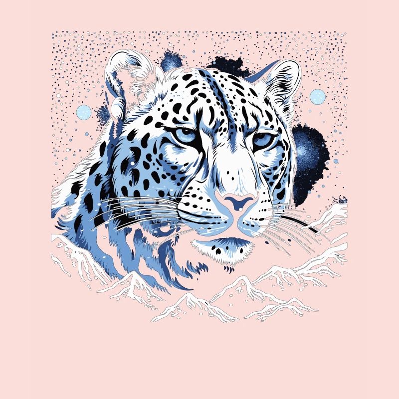Celestial Snow Leopard Guardian