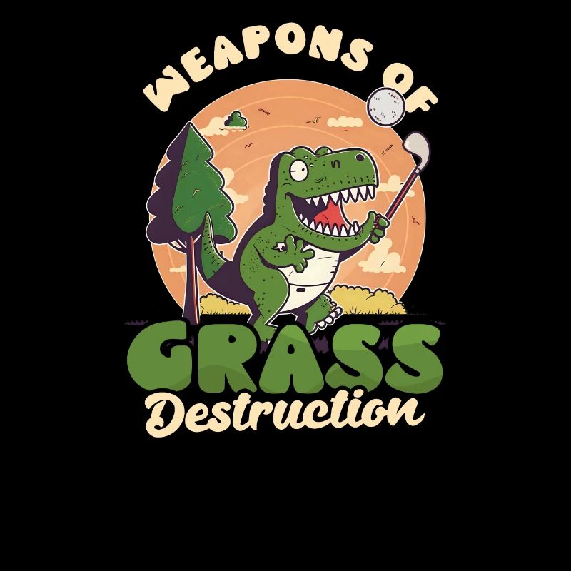 Armes de golf de destruction de l’herbe