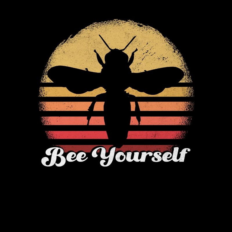 Bee Yourself Message positif Bee Art