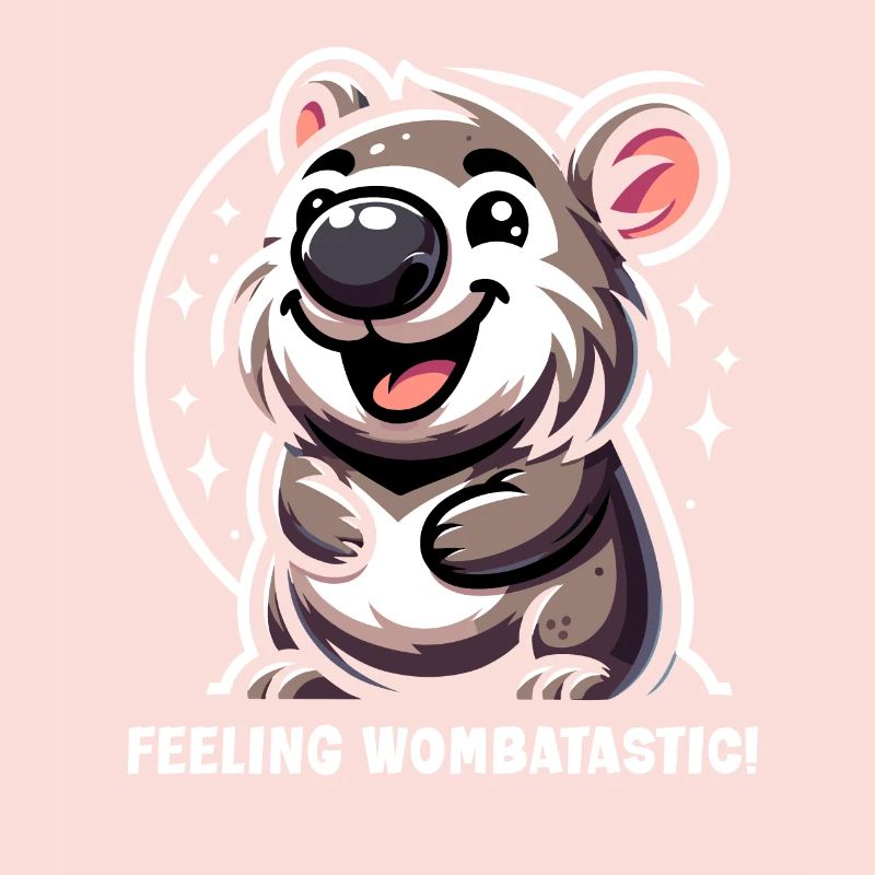 Feeling Wombat-Tastic Today - Funny Wombat