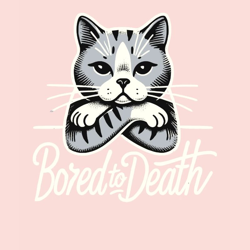 Design de chat Emo pour les amoureux des chats gothiques et
