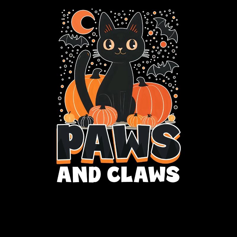 Halloween Cat Paws And Claws