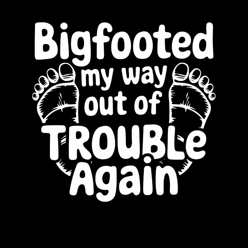 Bigfoot croyant Sasquatch Cryptide Créature de la forêt