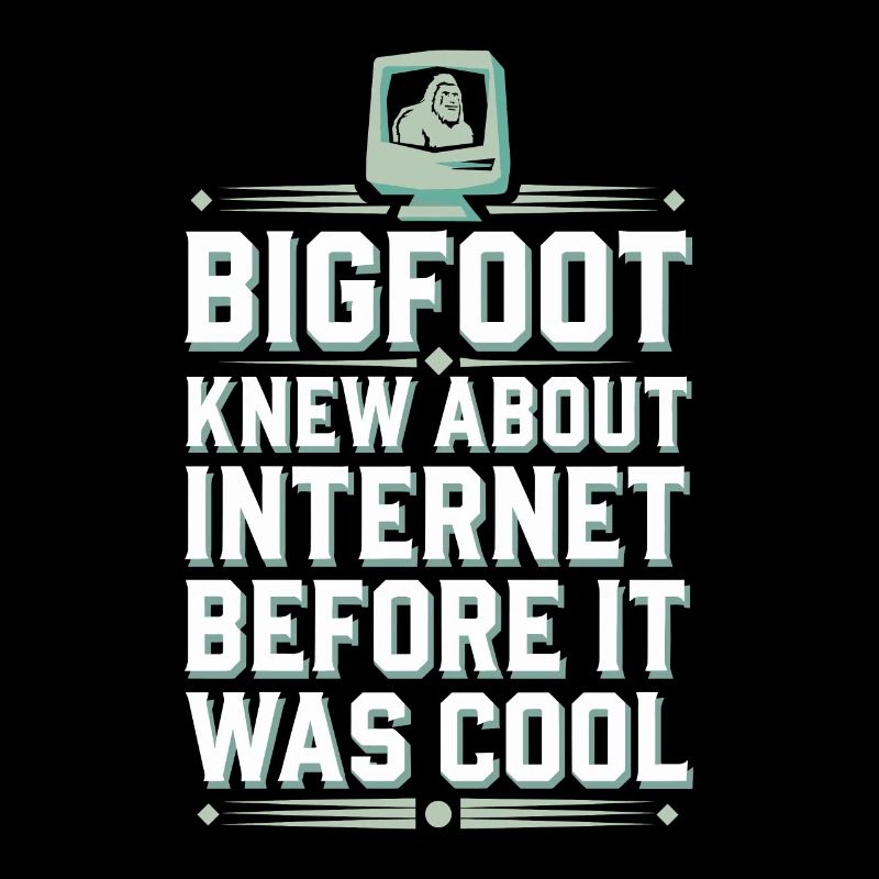 Bigfoot croyant Sasquatch Cryptide Créature de la forêt