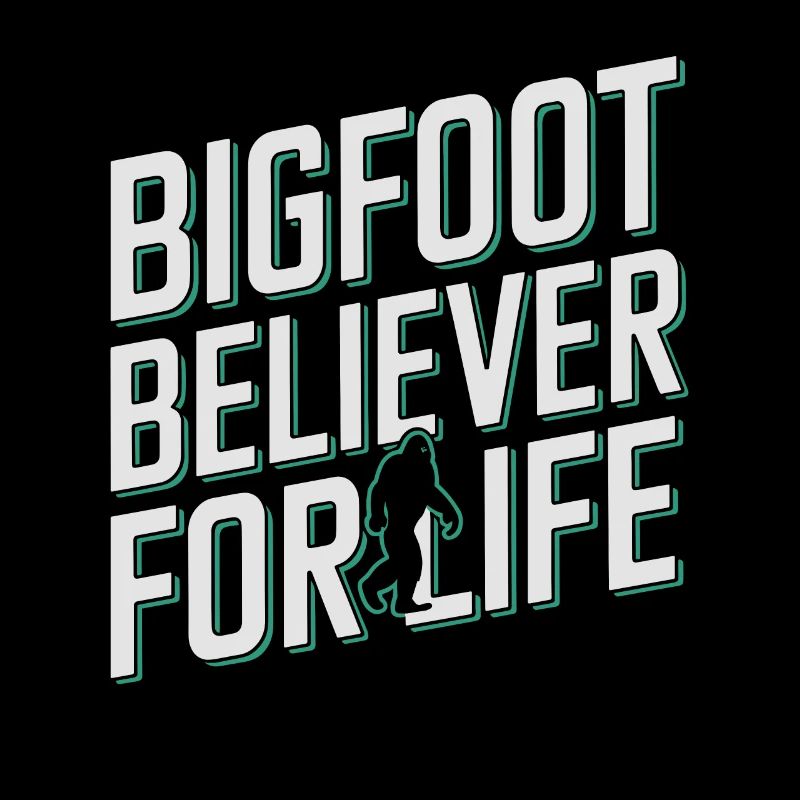 Bigfoot Believer Sasquatch Cryptid Forest Creature