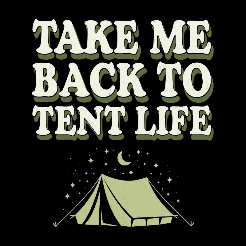 Souvenirs de camping nostalgiques, ambiance rétro,