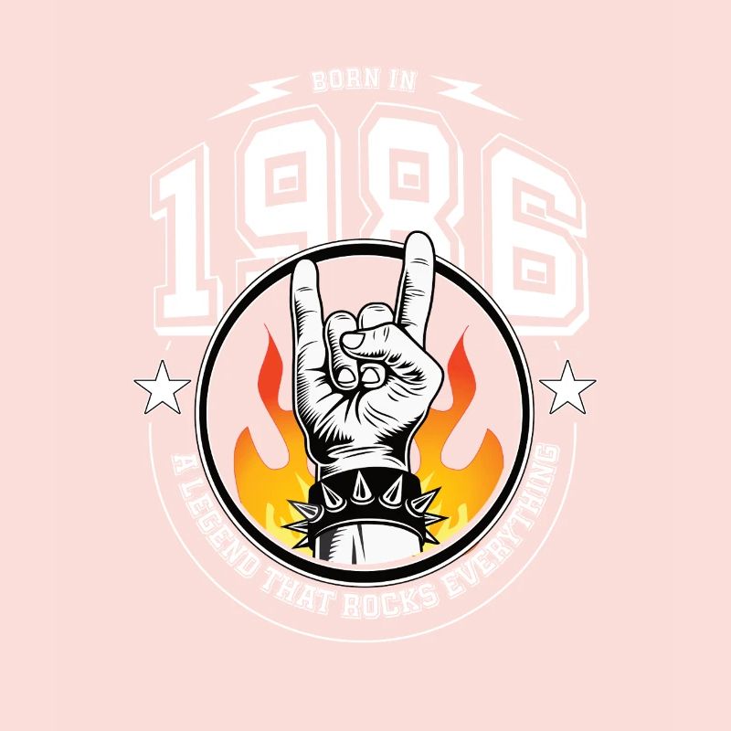 1986 Birthday, rocks everything