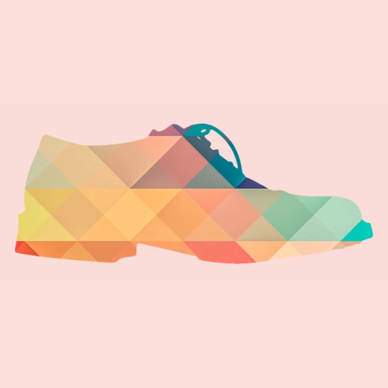 chaussure colorée