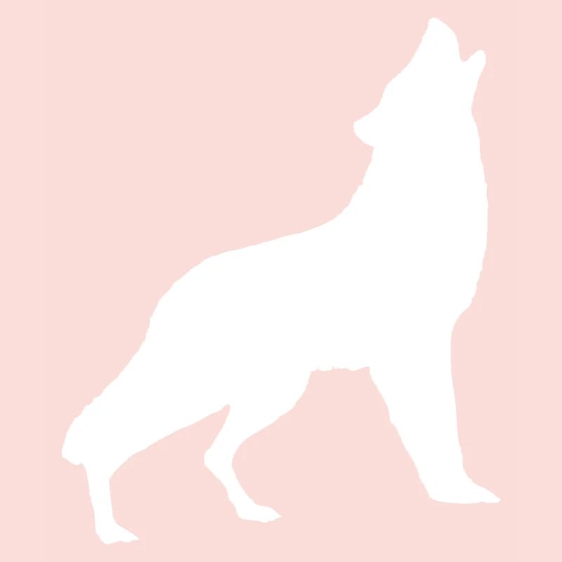 Heulender Wolf