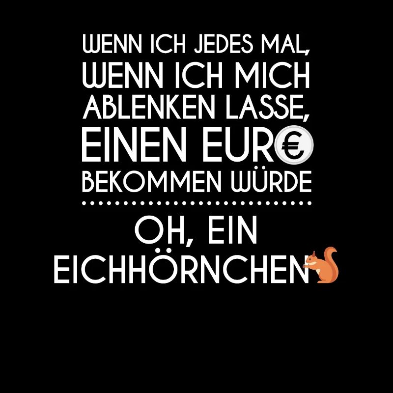 Eichhörnchen Ablenken Lustig ADHS ADHD