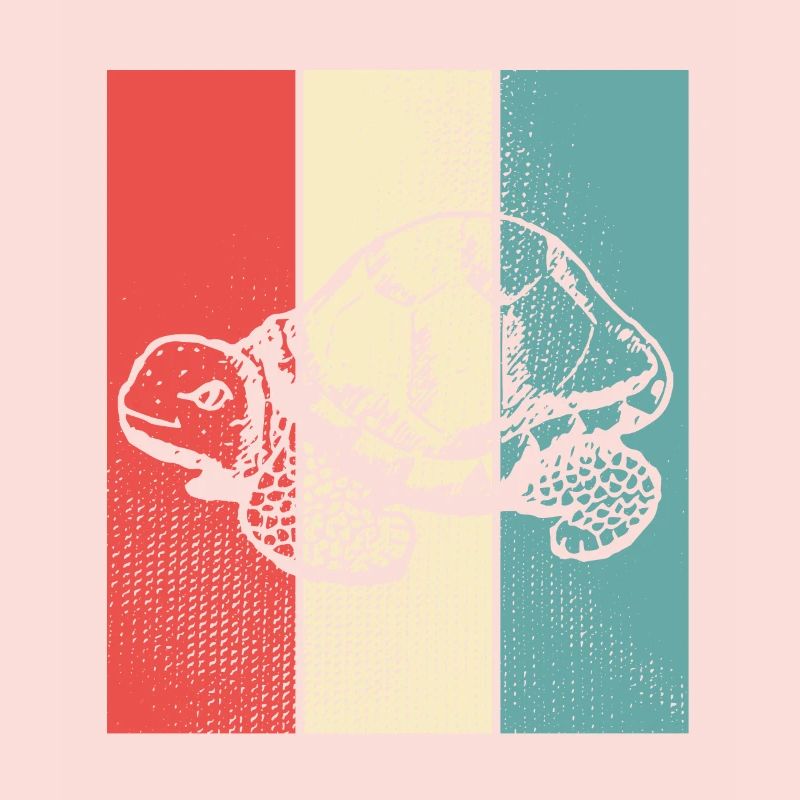 Turtle retro style