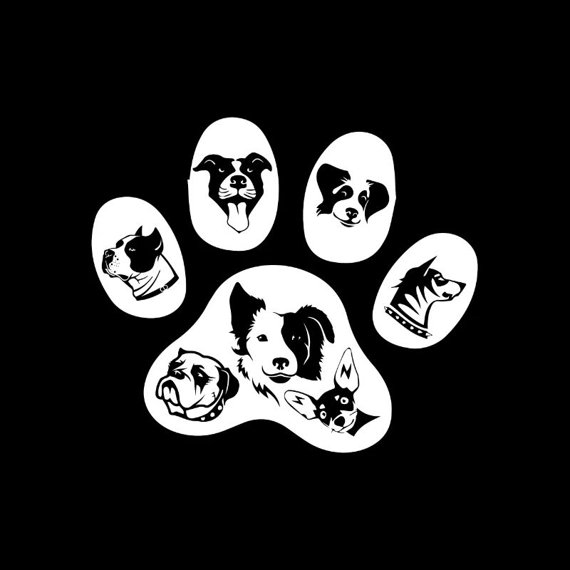 Hunde Pfote -black edition-