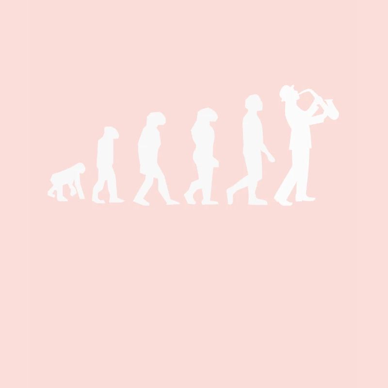 Evolution Saxophone Saxofon Jazzmusik Geschenk