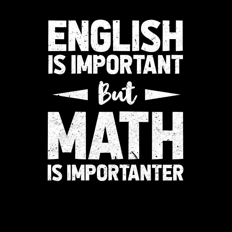 Mathe Englisch Mathematik Mathematiker Geschenk