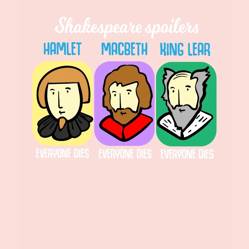 Shakespeare citation Spoiler Hamlet enseignant cadeau