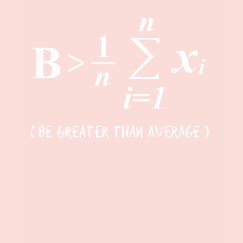 be greater than average