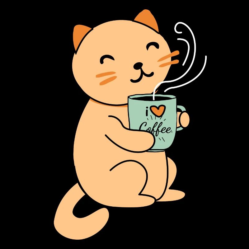 Katze Kaffee